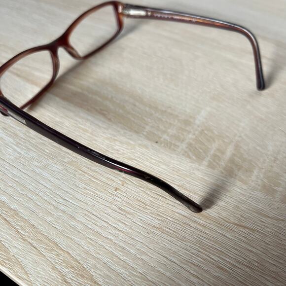 Prada VPR 15F 0AW-1O1 Eyeglasses Amber Frame PARTS ONLY 51-17-135 - Picture 8 of 11